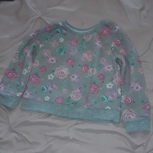 A floral warm sweater